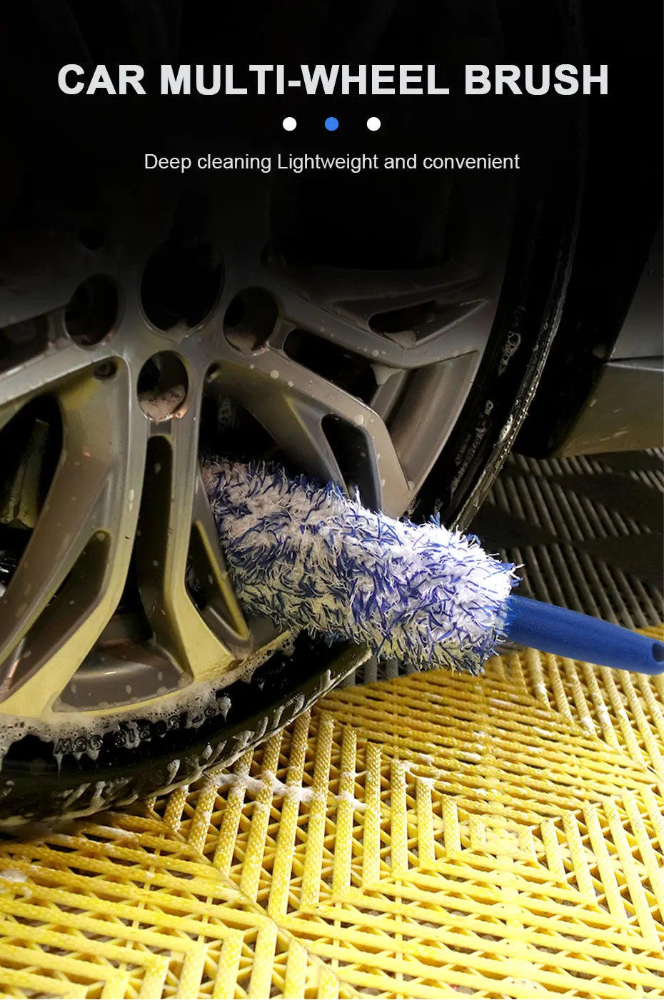 Car Wheel Tire Cleaning Brush