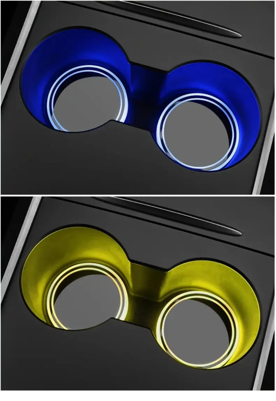 Car Coasters Cup Holder LED Light