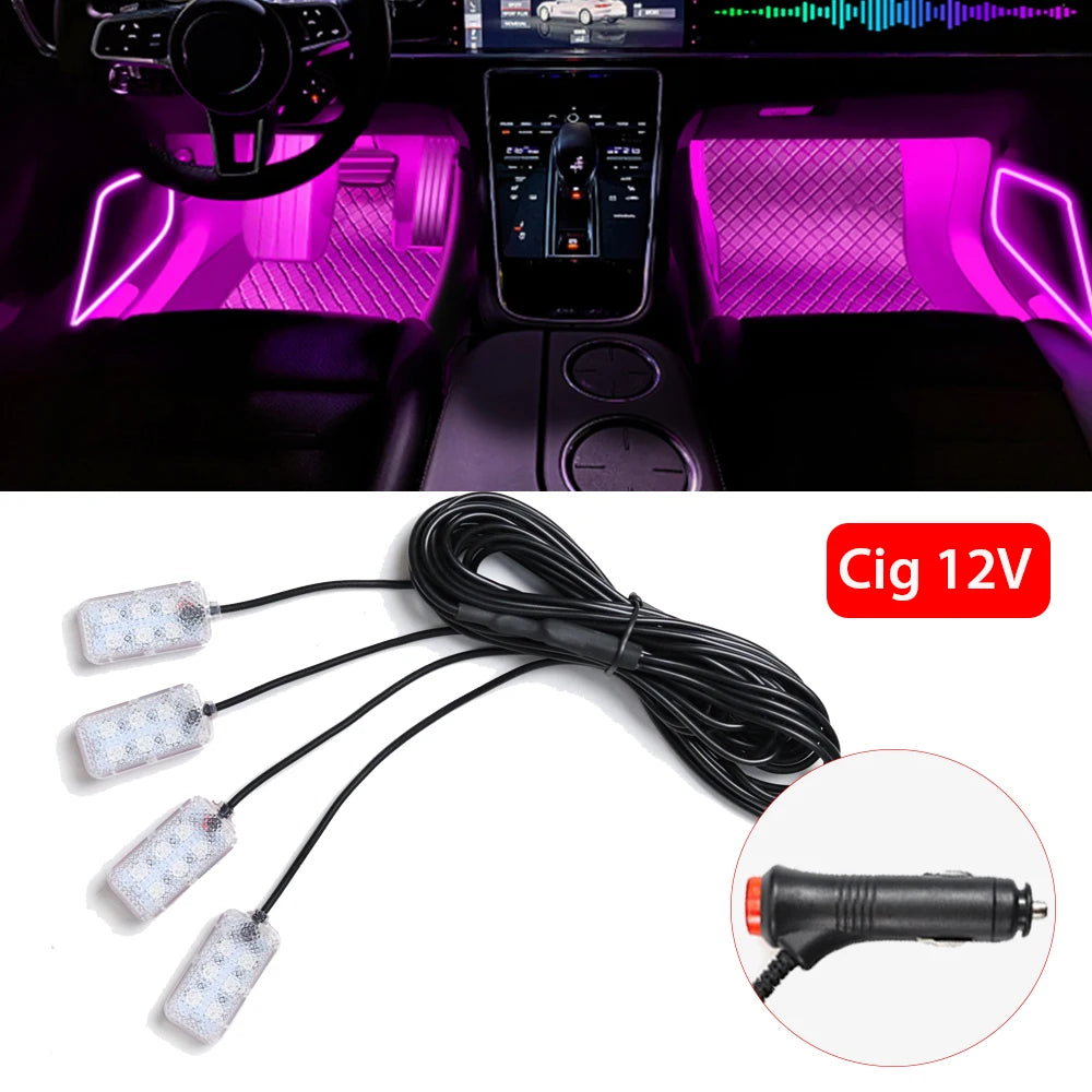 Car Neon Foot Light LED