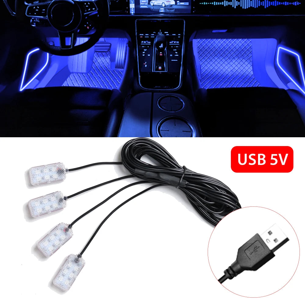 Car Neon Foot Light LED