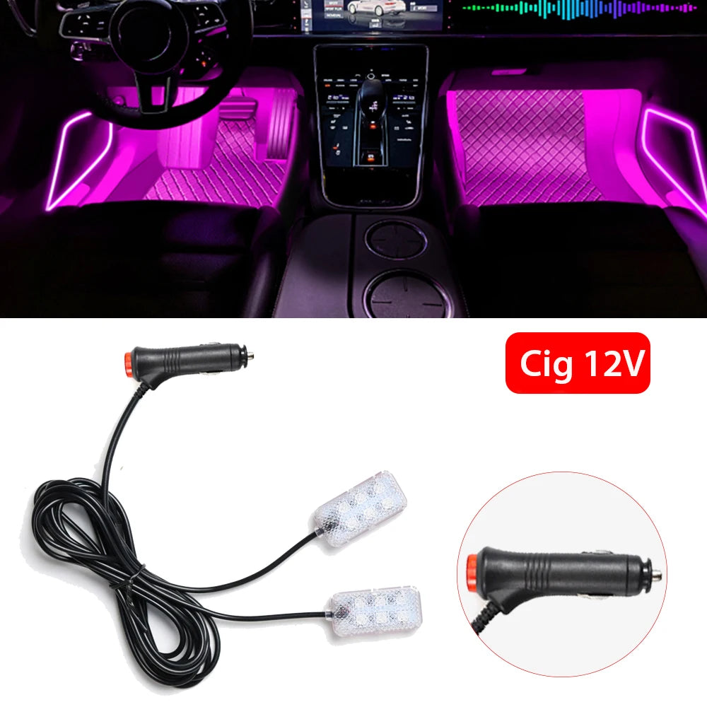 Car Neon Foot Light LED