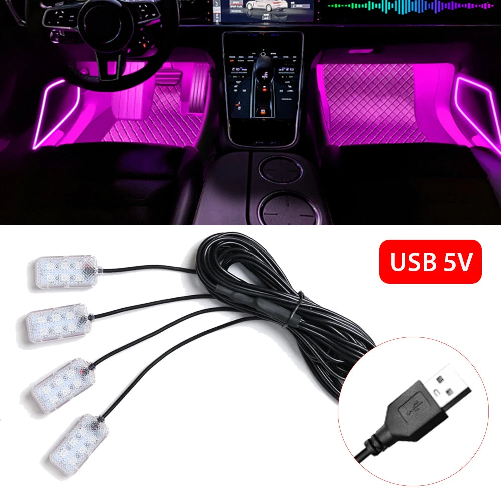 Car Neon Foot Light LED