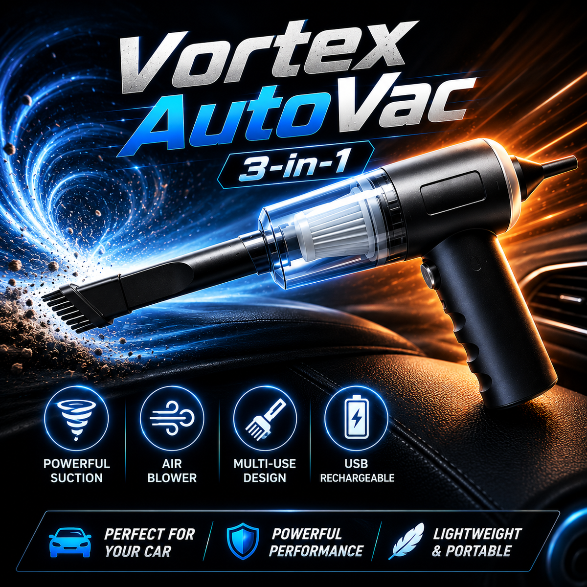 Vortex AutoVac 3-in-1