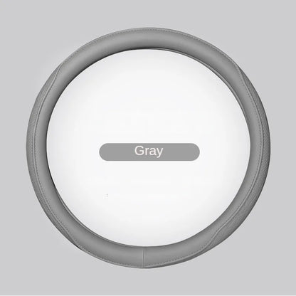 Leather Perforated Car Steering Wheel Cover