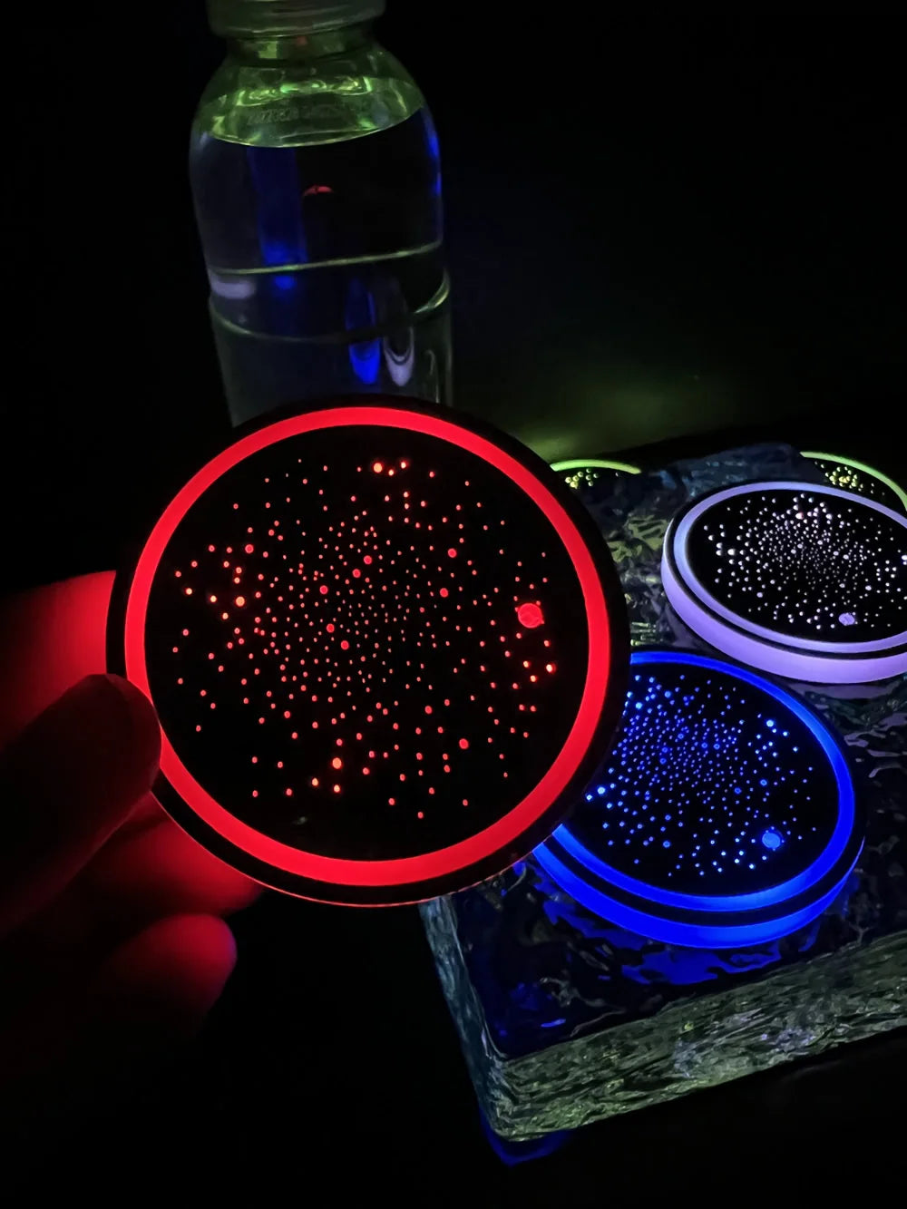 2PCS LED Cup Holder Ambient Lights