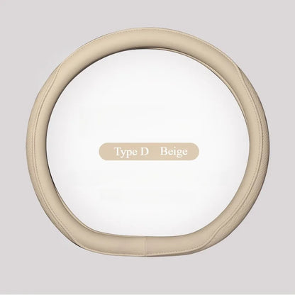 Leather Perforated Car Steering Wheel Cover