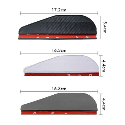Rearview Mirror Carbon Fiber Rain Shield 2PCS