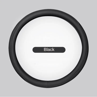 Leather Perforated Car Steering Wheel Cover