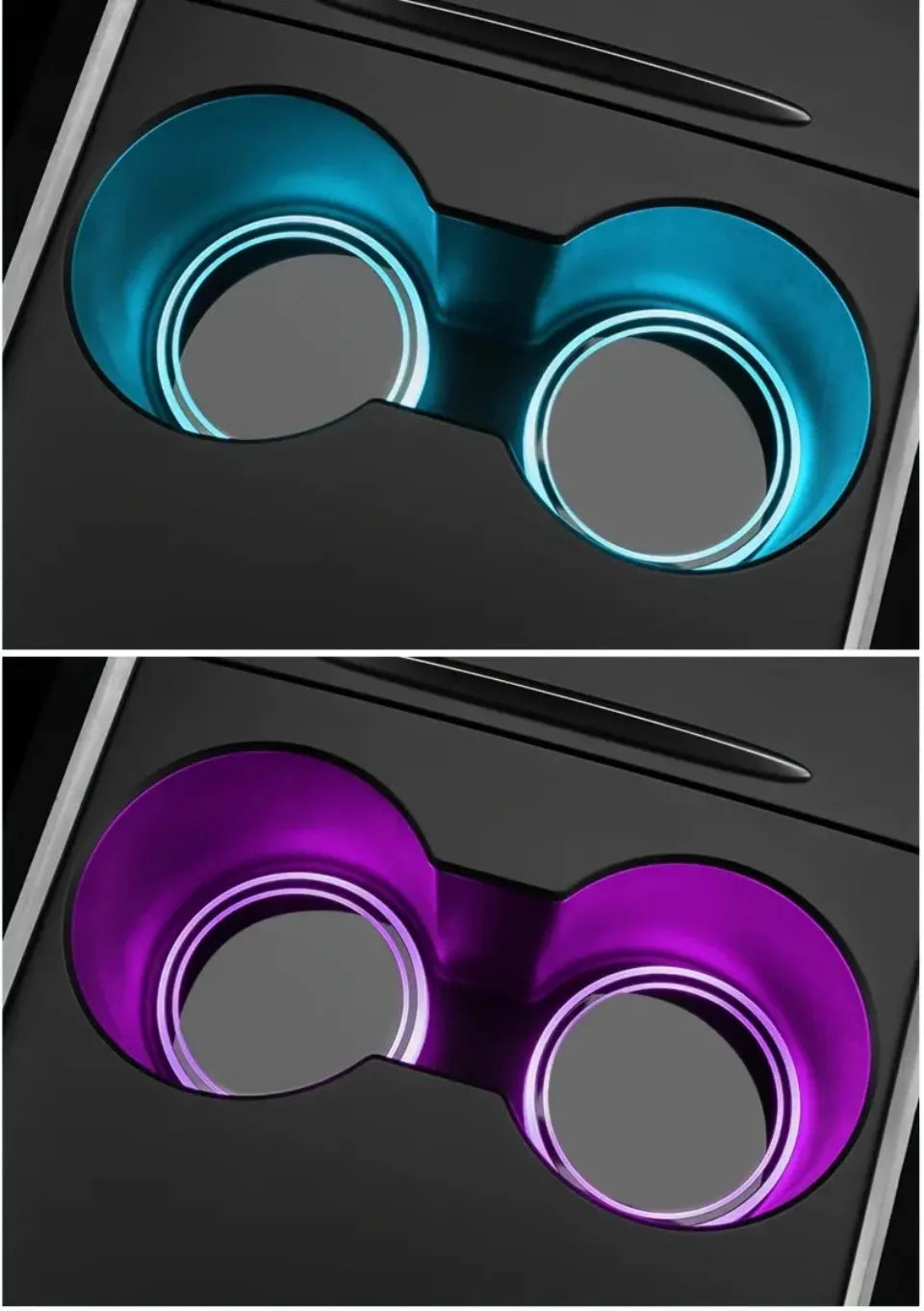 Car Coasters Cup Holder LED Light
