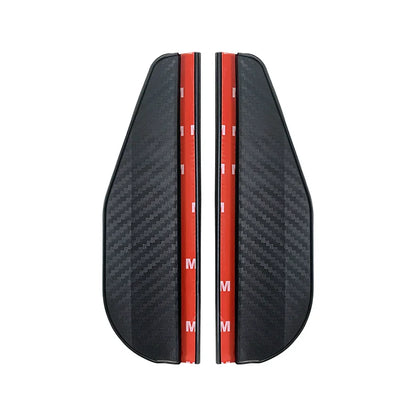 Rearview Mirror Carbon Fiber Rain Shield 2PCS