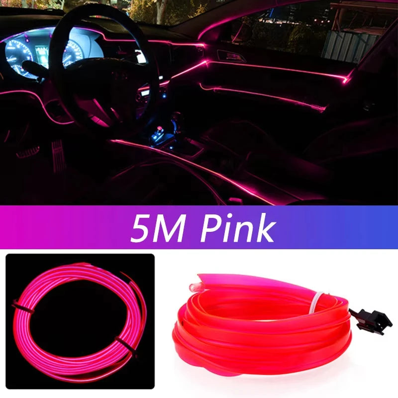 Car Interior Led Strip Light Neon