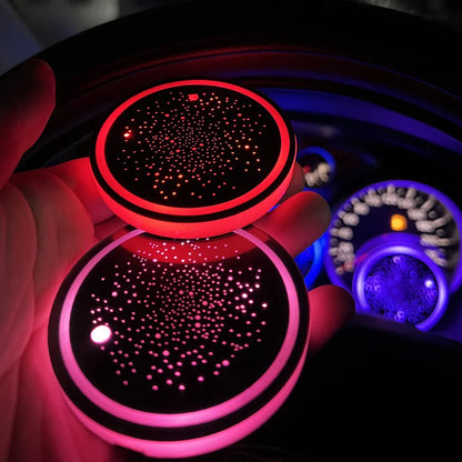2PCS LED Cup Holder Ambient Lights