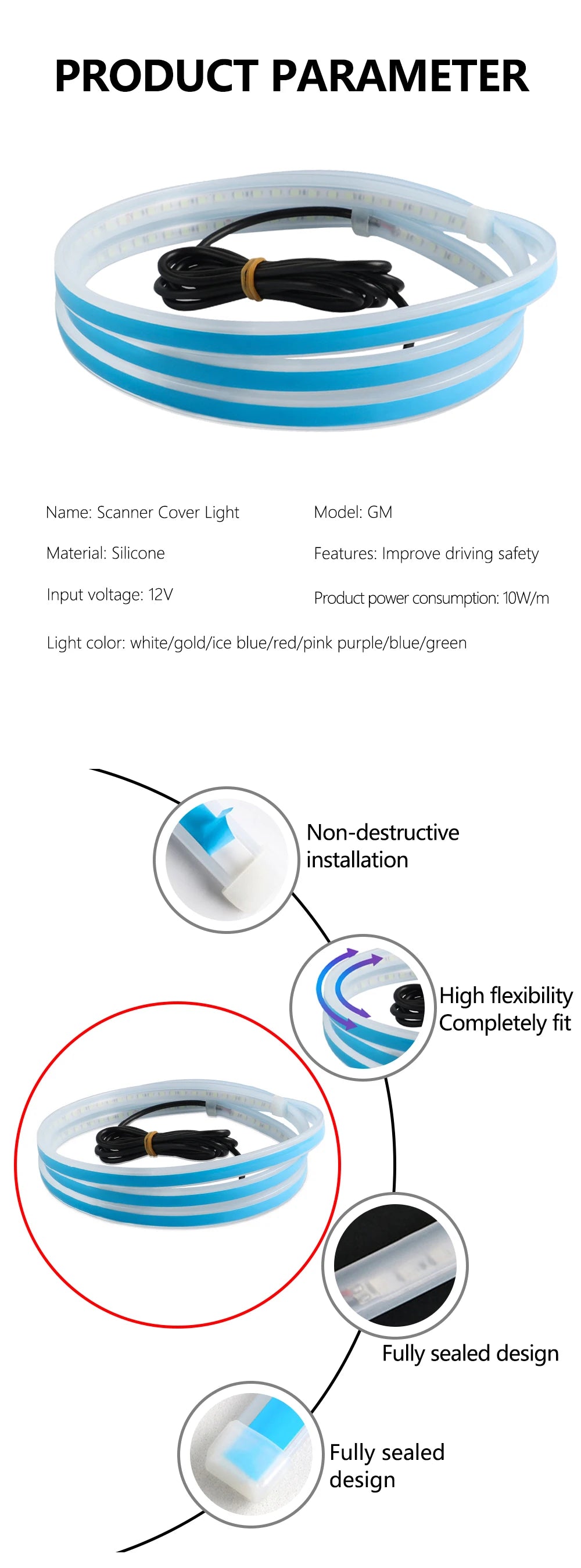 LED Daytime Scanning Running Light