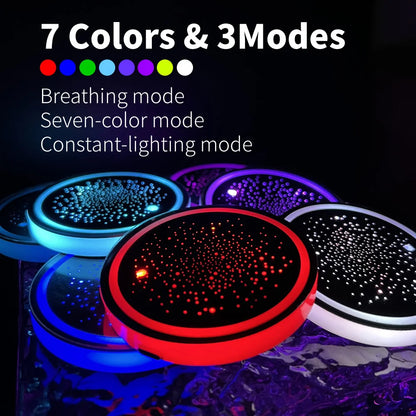 2PCS LED Cup Holder Ambient Lights