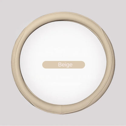 Leather Perforated Car Steering Wheel Cover