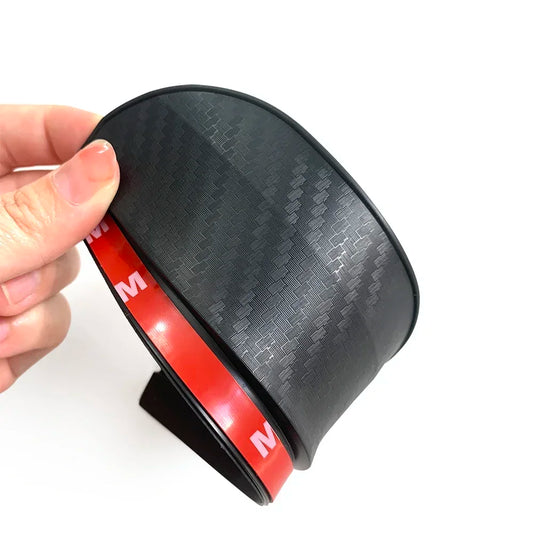 Rearview Mirror Carbon Fiber Rain Shield 2PCS