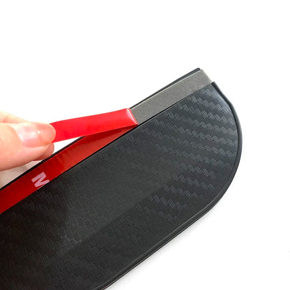 Rearview Mirror Carbon Fiber Rain Shield 2PCS
